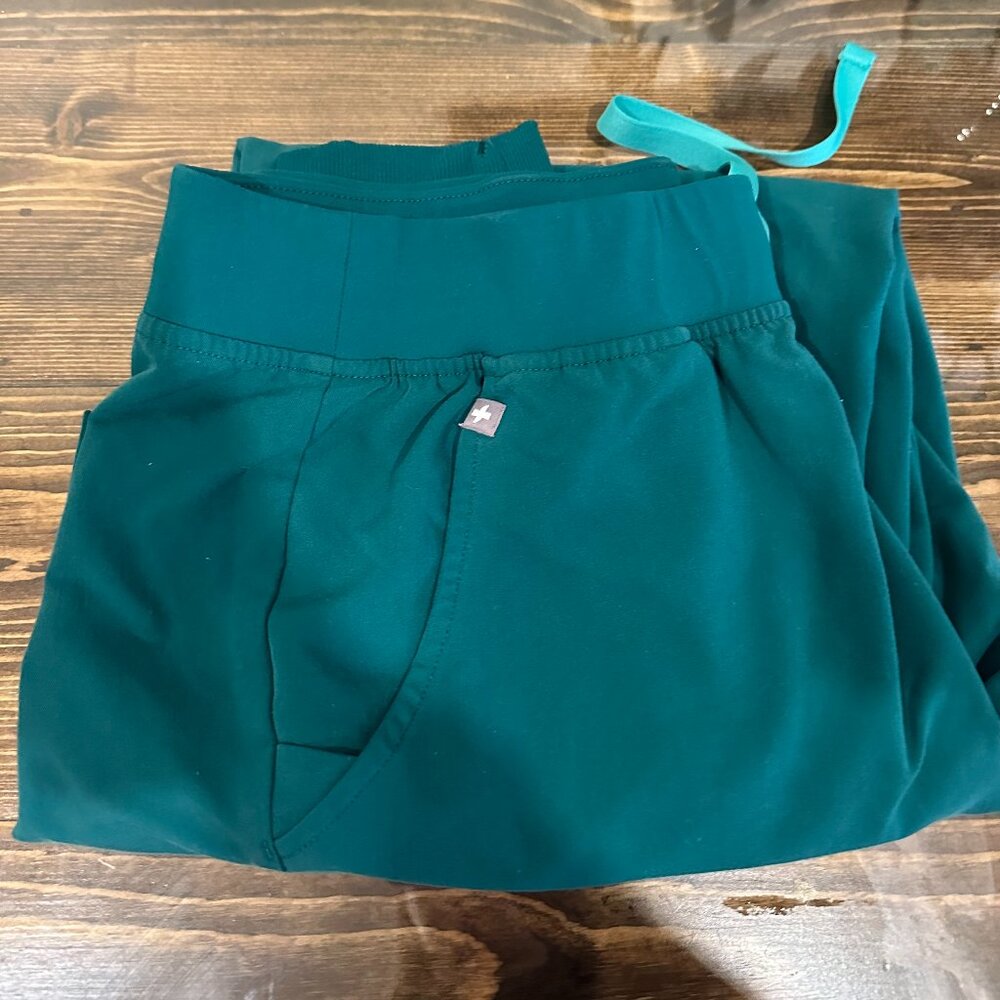 Figs Teal Green Scrub Pants